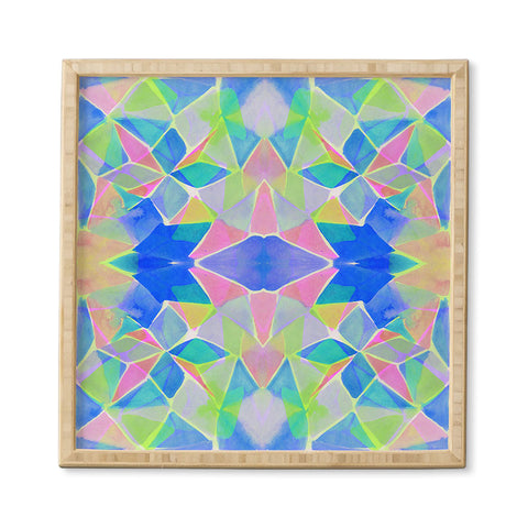 Amy Sia Chroma Blue Framed Wall Art