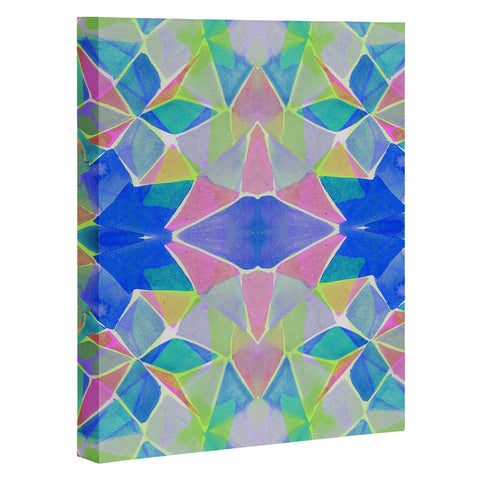 Amy Sia Chroma Blue Art Canvas