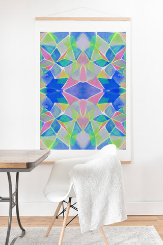 Amy Sia Chroma Blue Art Print And Hanger
