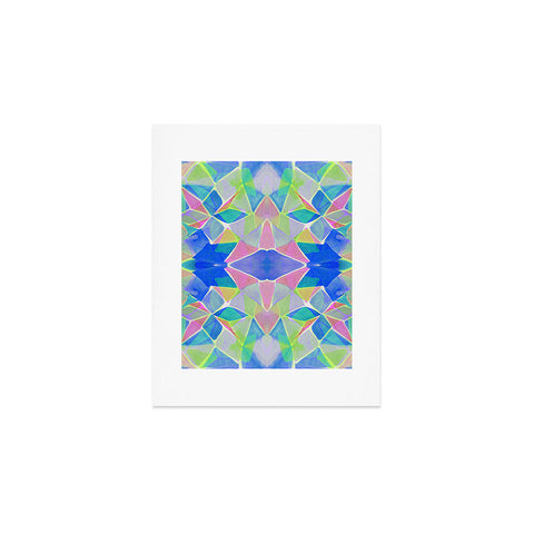 Amy Sia Chroma Blue Art Print