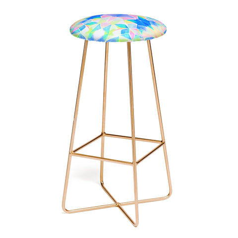 Amy Sia Chroma Blue Bar Stool