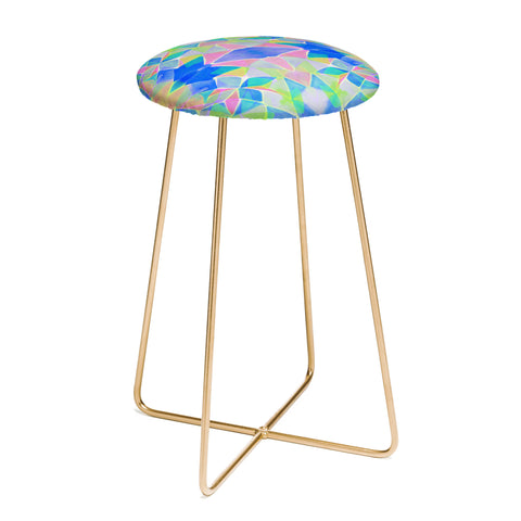 Amy Sia Chroma Blue Counter Stool