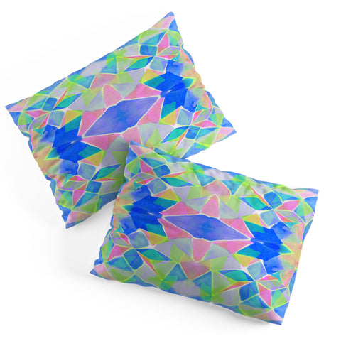 Amy Sia Chroma Blue Pillow Shams