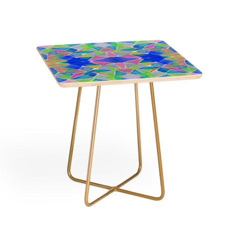 Amy Sia Chroma Blue Side Table