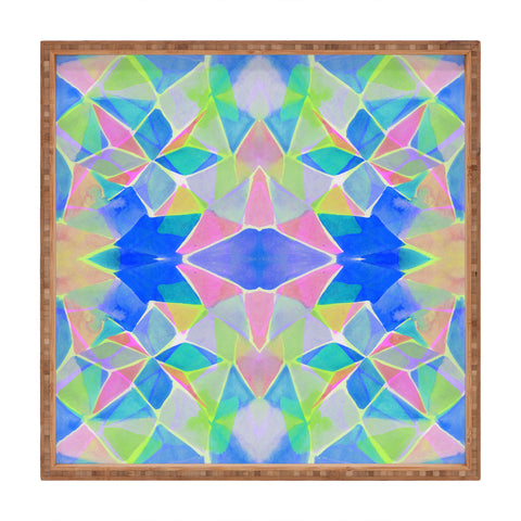 Amy Sia Chroma Blue Square Tray