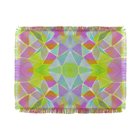 Amy Sia Chroma Lime Throw Blanket