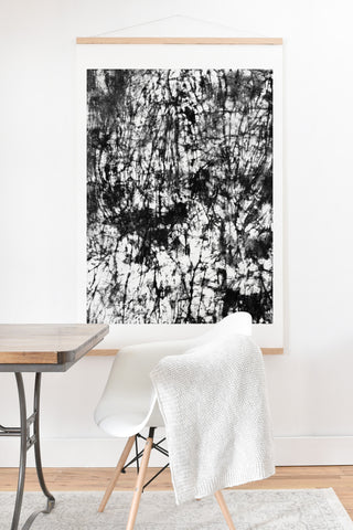 Amy Sia Crackle Batik Art Print And Hanger