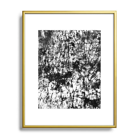 Amy Sia Crackle Batik Metal Framed Art Print