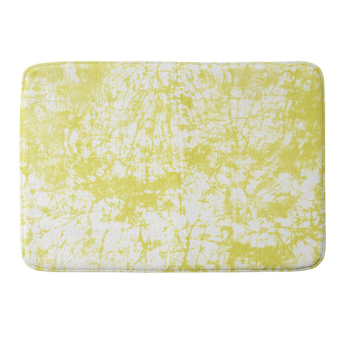 Amy Sia Crackle Batik Ochre Memory Foam Bath Mat