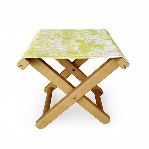 Amy Sia Crackle Batik Ochre Folding Stool