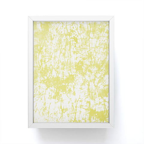 Amy Sia Crackle Batik Ochre Framed Mini Art Print