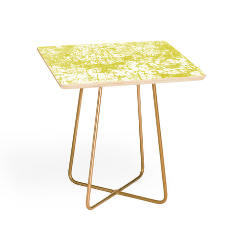 Amy Sia Crackle Batik Ochre Side Table