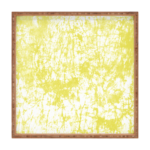 Amy Sia Crackle Batik Ochre Square Tray