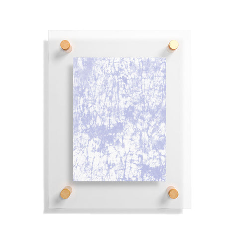 Amy Sia Crackle Batik Pale Blue Floating Acrylic Print