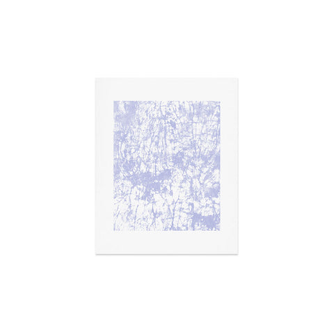 Amy Sia Crackle Batik Pale Blue Art Print