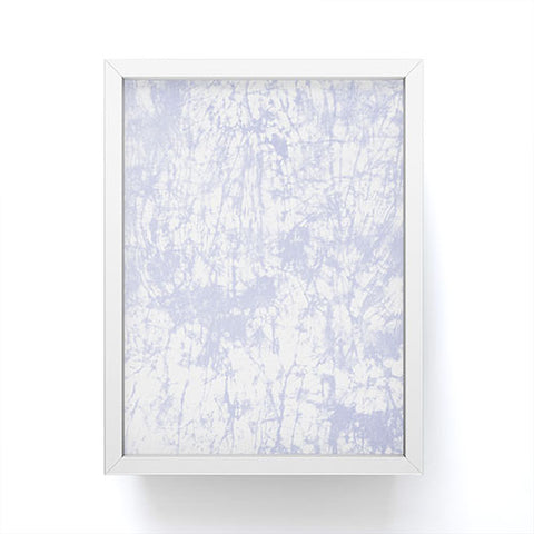 Amy Sia Crackle Batik Pale Blue Framed Mini Art Print