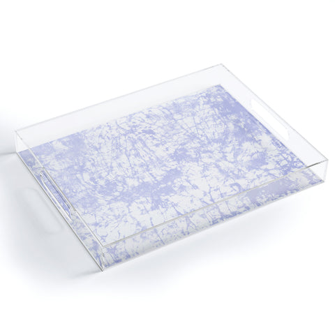Amy Sia Crackle Batik Pale Blue Acrylic Tray