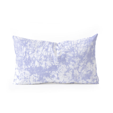 Amy Sia Crackle Batik Pale Blue Oblong Throw Pillow
