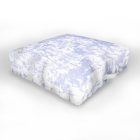 Amy Sia Crackle Batik Pale Blue Outdoor Floor Cushion