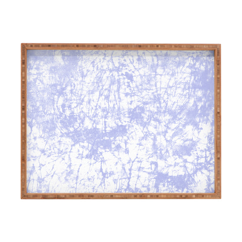 Amy Sia Crackle Batik Pale Blue Rectangular Tray