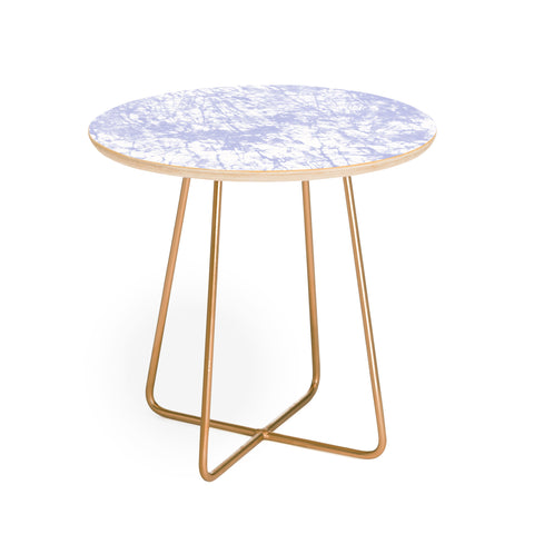 Amy Sia Crackle Batik Pale Blue Round Side Table