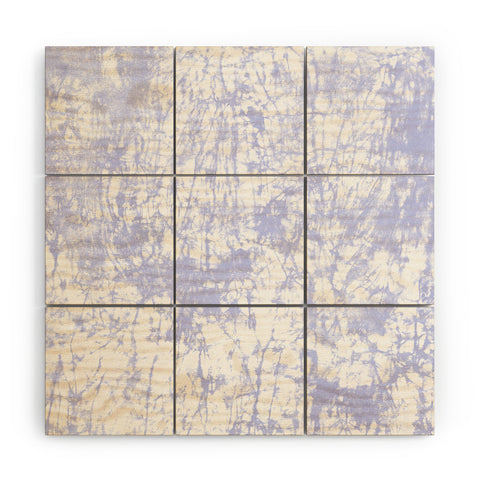 Amy Sia Crackle Batik Pale Blue Wood Wall Mural