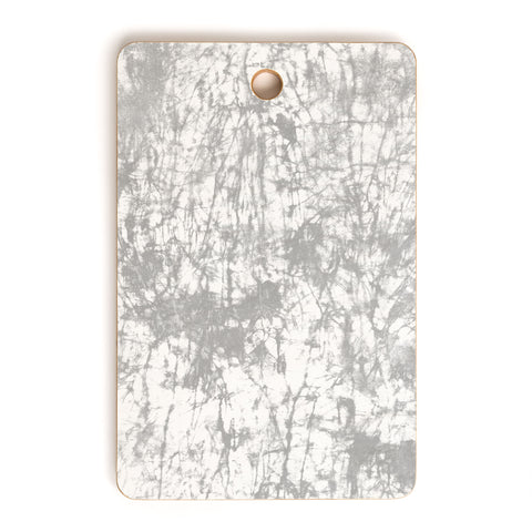 Amy Sia Crackle Batik Pale Gray Cutting Board Rectangle