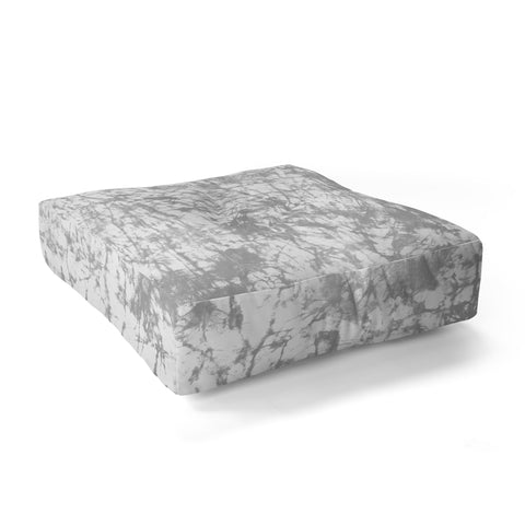 Amy Sia Crackle Batik Pale Gray Floor Pillow Square