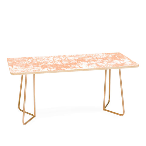 Amy Sia Crackle Batik Peach Coffee Table
