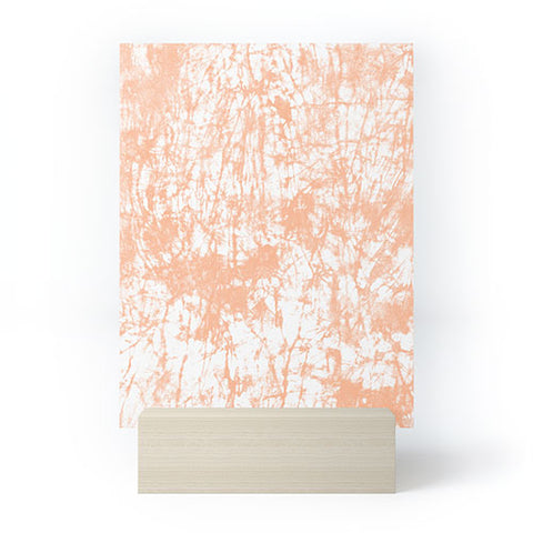 Amy Sia Crackle Batik Peach Mini Art Print