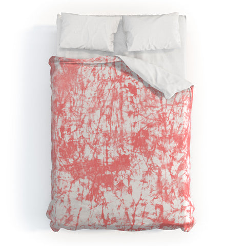 Amy Sia Crackle Batik Rose Duvet Cover