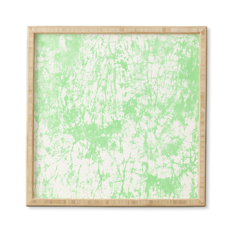 Amy Sia Crackle Batik Sage Framed Wall Art