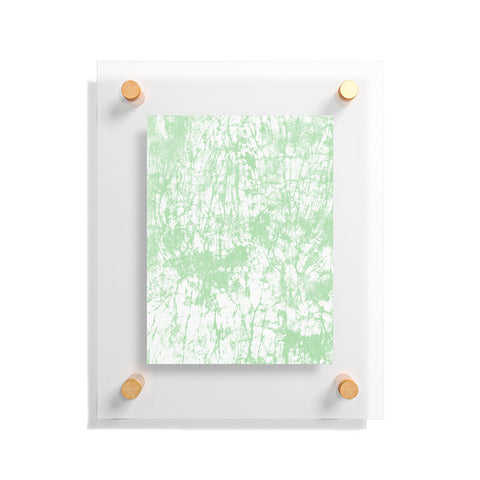 Amy Sia Crackle Batik Sage Floating Acrylic Print