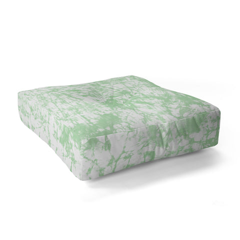 Amy Sia Crackle Batik Sage Floor Pillow Square