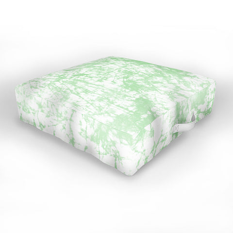 Amy Sia Crackle Batik Sage Outdoor Floor Cushion