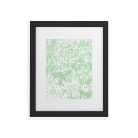Amy Sia Crackle Batik Sage Framed Art Print