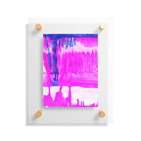 Amy Sia Dip Dye Hot Pink Floating Acrylic Print
