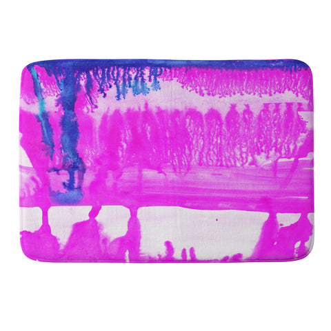 Amy Sia Dip Dye Hot Pink Memory Foam Bath Mat