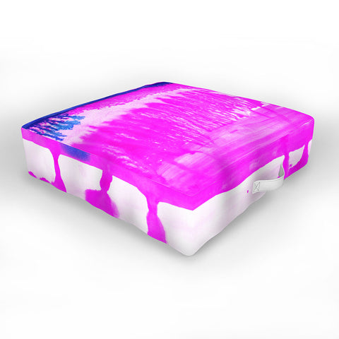 Amy Sia Dip Dye Hot Pink Outdoor Floor Cushion