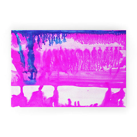 Amy Sia Dip Dye Hot Pink Welcome Mat