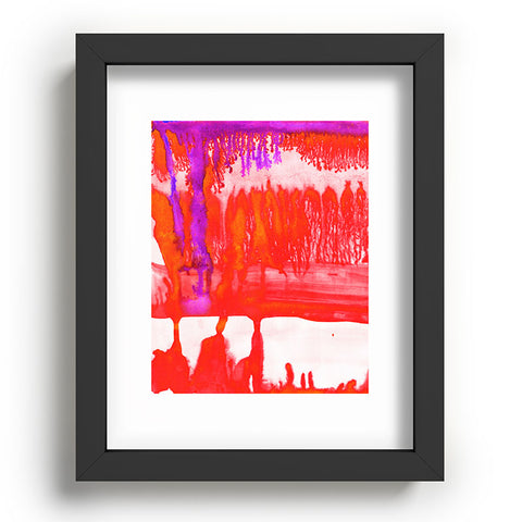 Amy Sia Dip Dye Tangelo Recessed Framing Rectangle