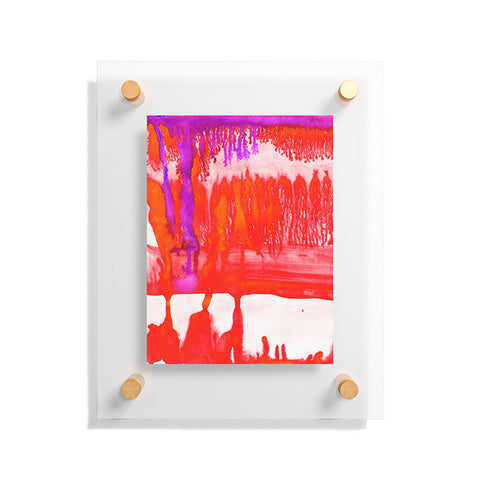 Amy Sia Dip Dye Tangelo Floating Acrylic Print
