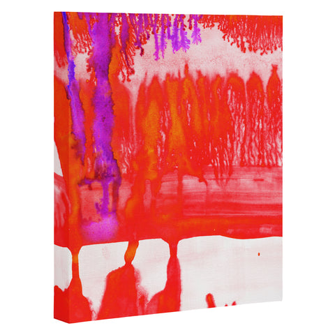 Amy Sia Dip Dye Tangelo Art Canvas