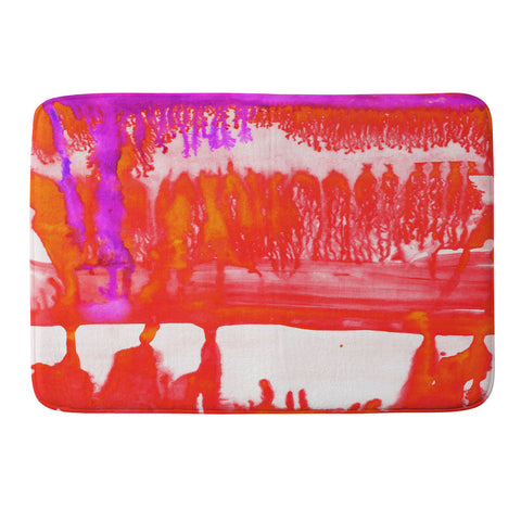Amy Sia Dip Dye Tangelo Memory Foam Bath Mat