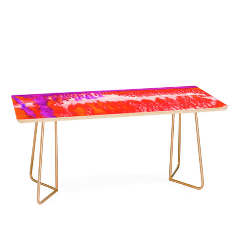 Amy Sia Dip Dye Tangelo Coffee Table