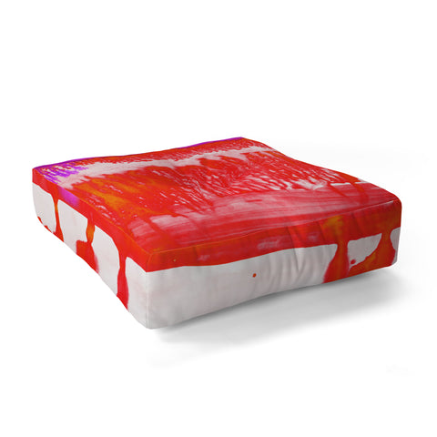 Amy Sia Dip Dye Tangelo Floor Pillow Square