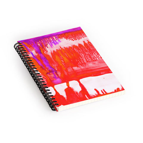 Amy Sia Dip Dye Tangelo Spiral Notebook