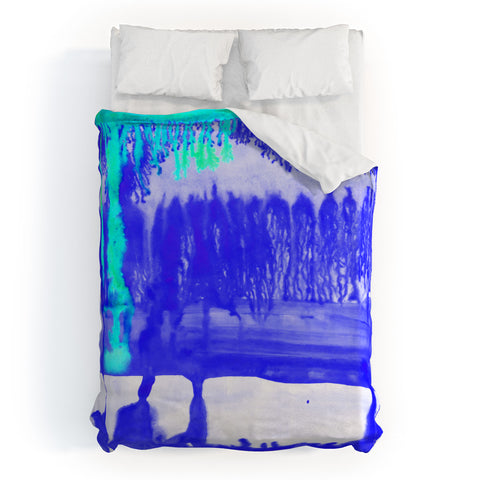 Amy Sia Dip Dye Ultramarine Duvet Cover