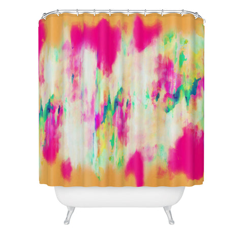 Amy Sia Electric Haze Shower Curtain
