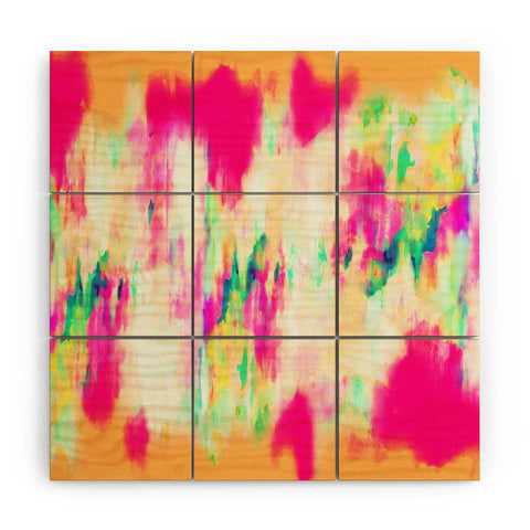 Amy Sia Electric Haze Wood Wall Mural